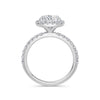 Veronica Platinum Cushion Halo