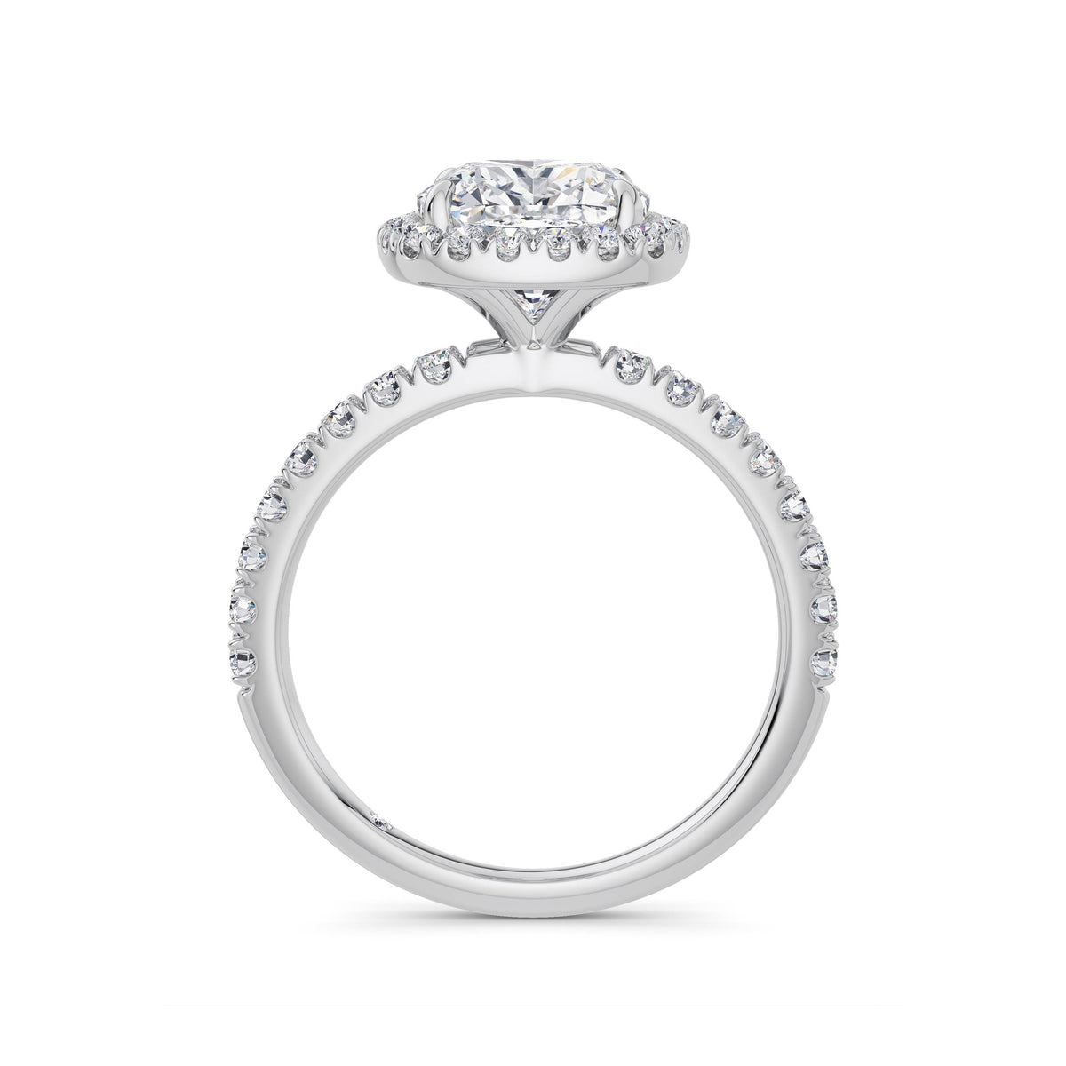 Veronica Platinum Cushion Halo