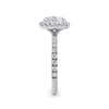 Veronica Platinum Cushion Halo