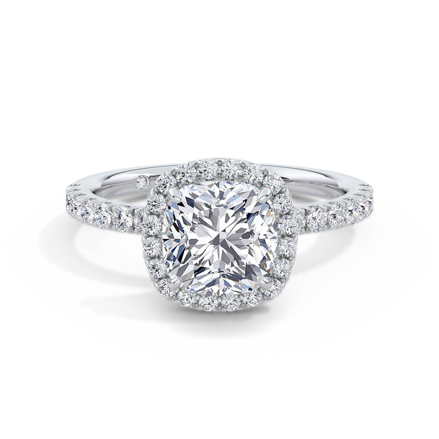 Veronica Platinum Cushion Halo