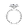 Veronica Platinum Heart Halo