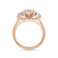 Veronica 18k Rose Gold Marquise Trilogy