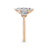 Veronica 18k Rose Gold Marquise Trilogy