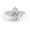 Veronica 18k White Gold Marquise Trilogy