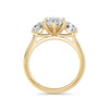 Veronica 18k Yellow Gold Marquise Trilogy