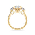 Veronica 18k Yellow Gold Marquise Trilogy