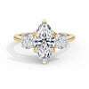 Veronica 18k Yellow Gold Marquise Trilogy