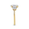 Veronica 18k Yellow Gold Oval Trilogy