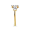Veronica 18k Yellow Gold Oval Trilogy