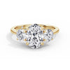 Veronica 18k Yellow Gold Oval Trilogy