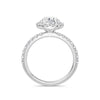Veronica Platinum Pear Halo
