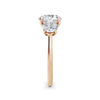 Veronica 18k Rose Gold Round Trilogy