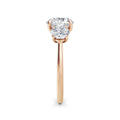 Veronica 18k Rose Gold Round Trilogy