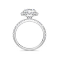 Veronica Platinum Round Halo