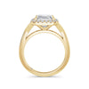 Vicky 18k Yellow Gold Asscher Halo