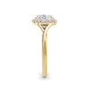 Vicky 18k Yellow Gold Cushion Halo