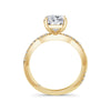 Vicky 18k Yellow Gold Elongated Cushion Diamond Band