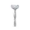 Vicky Platinum Emerald Diamond Band