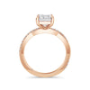 Vicky 18k Rose Gold Emerald Diamond Band