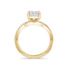 Vicky 18k Yellow Gold Emerald Diamond Band