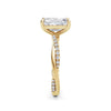 Vicky 18k Yellow Gold Emerald Diamond Band