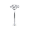 Vicky Platinum Heart Halo