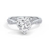 Vicky Platinum Heart Diamond Band