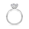 Vicky 18k White Gold Heart Diamond Band