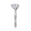 Vicky 18k White Gold Heart Diamond Band