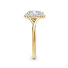 Vicky 18k Yellow Gold Heart Halo