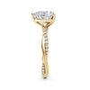 Vicky 18k Yellow Gold Heart Diamond Band