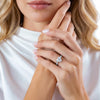 Vicky 18k White Gold Heart Diamond Band model