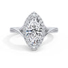 Vicky Platinum Marquise Halo