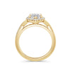 Vicky 18k Yellow Gold Marquise Halo