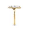 Vicky 18k Yellow Gold Marquise Halo