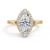 Vicky 18k Yellow Gold Marquise Halo