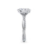 Vicky Platinum Oval Diamond Band