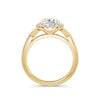 Vicky 18k Yellow Gold Pear Halo