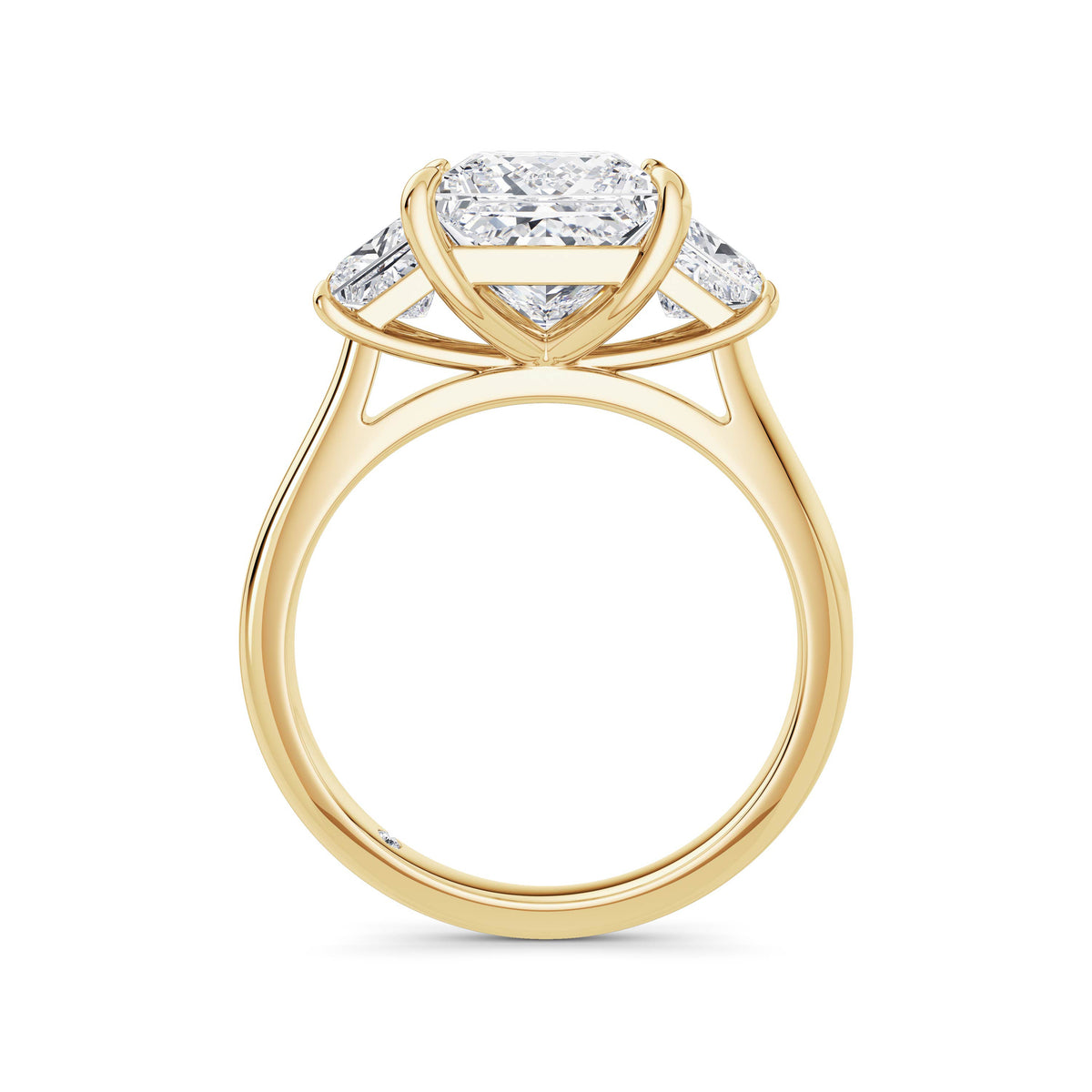 Vicky 18k Yellow Gold Princess Trilogy