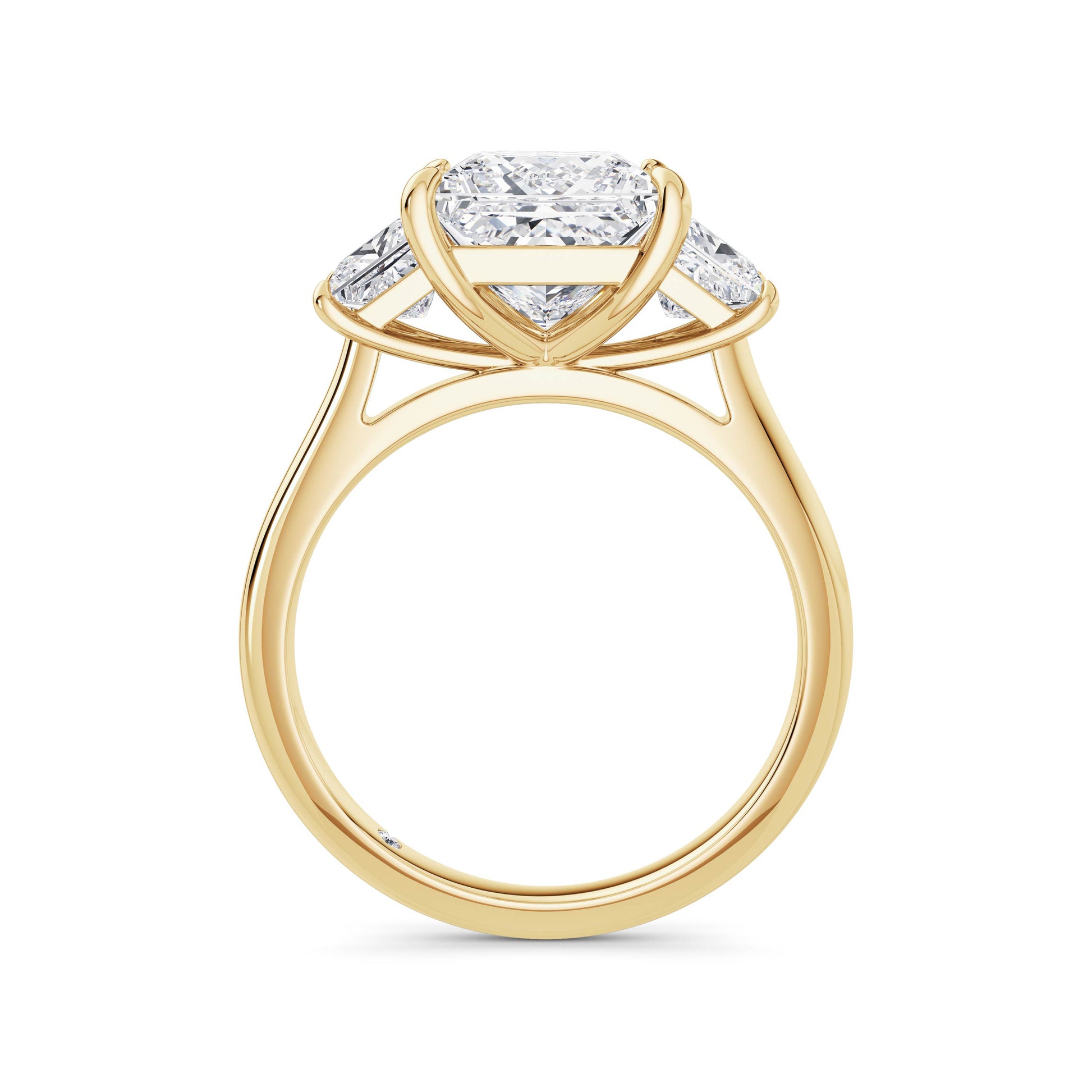 Vicky 18k Yellow Gold Princess Trilogy