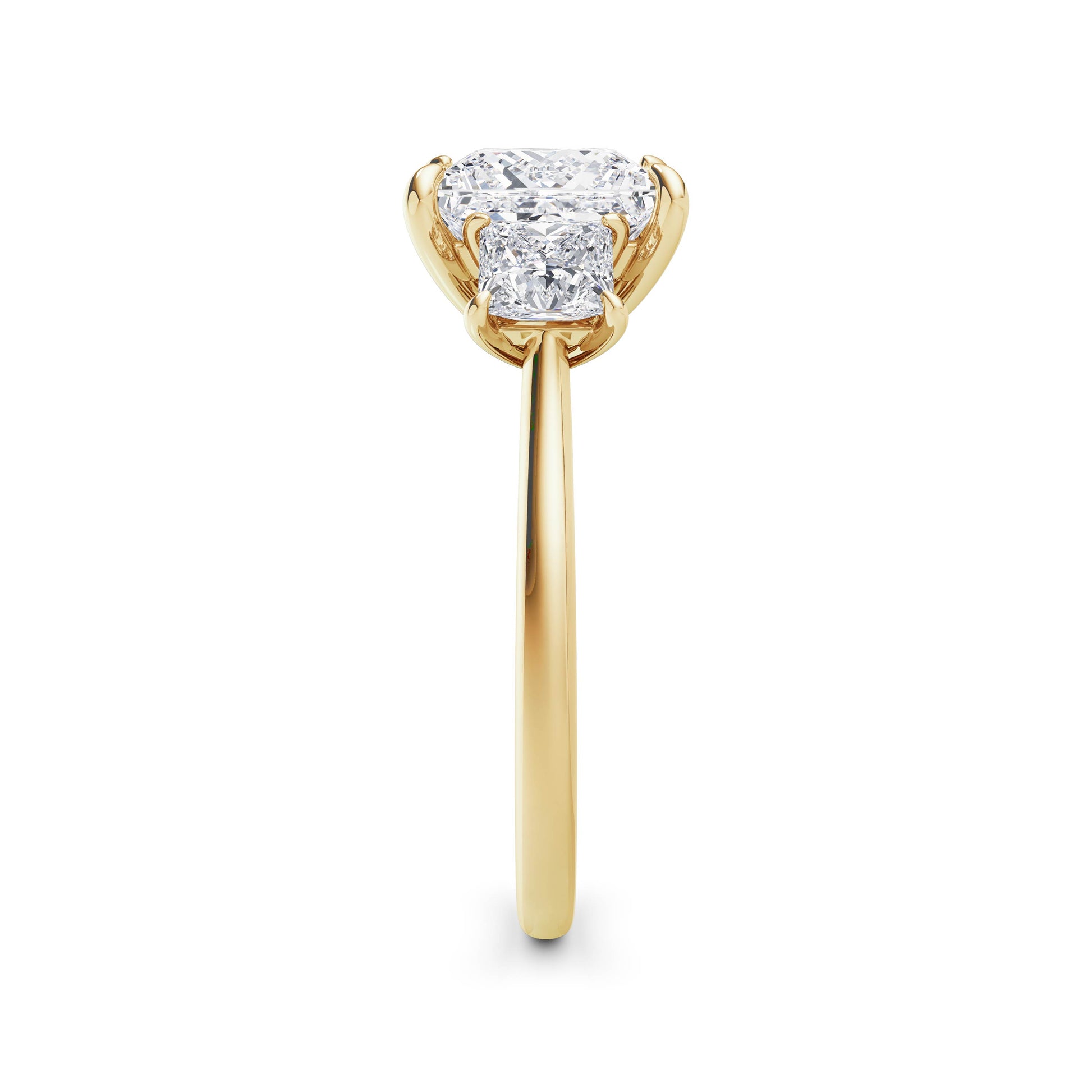 Vicky 18k Yellow Gold Princess Trilogy