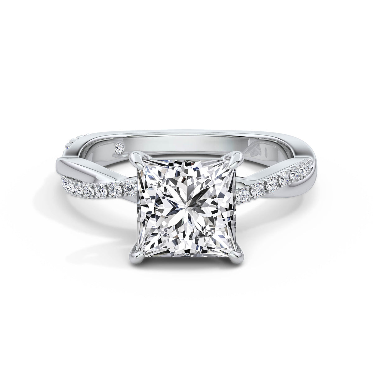 Vicky Platinum Princess Diamond Band