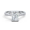 Vicky Platinum Radiant Diamond Band