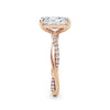 Vicky 18k Rose Gold Radiant Diamond Band