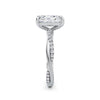 Vicky 18k White Gold Radiant Diamond Band