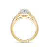 Vicky 18k Yellow Gold Radiant Halo