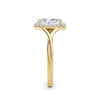 Vicky 18k Yellow Gold Radiant Halo