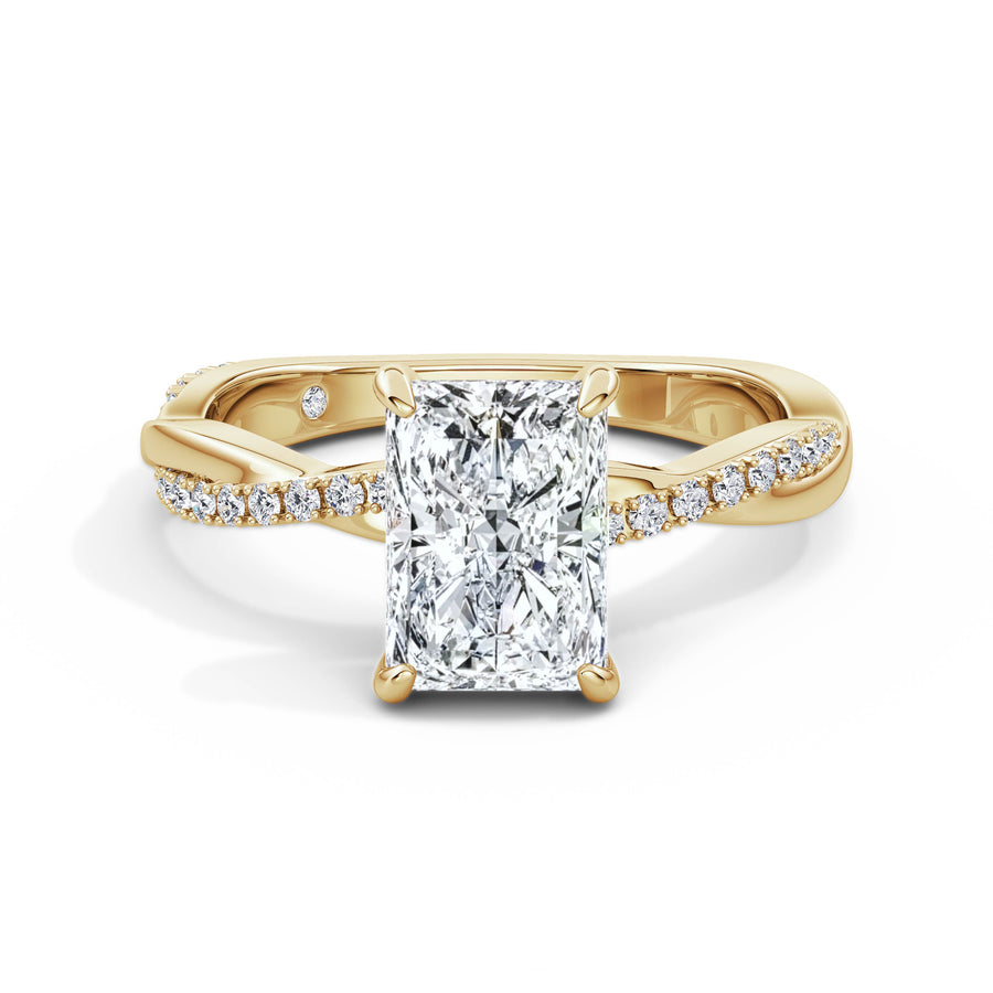Vicky 18k Yellow Gold Radiant Diamond Band
