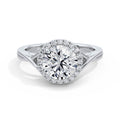 Vicky Platinum Round Halo