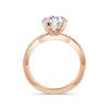 Vicky 18k Rose Gold Round Diamond Band